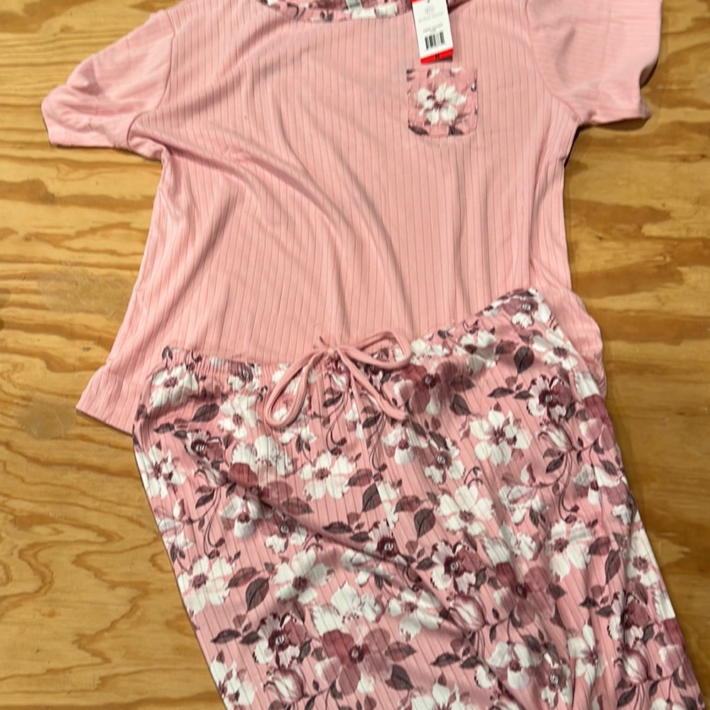 NWT , 2 piece Pj’s, pink and floral